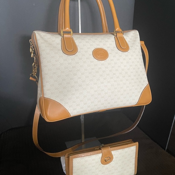 GUCCI BOSTON BAG & WALLET SET - Picture 7 of 10
